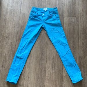 PAIGE Skyline Ankle Peg Jeans in Bright Blue 25